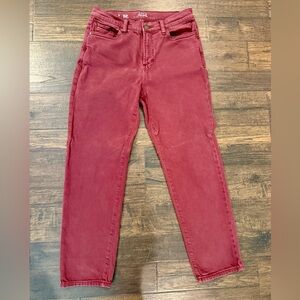 Red Denim straight leg jeans
